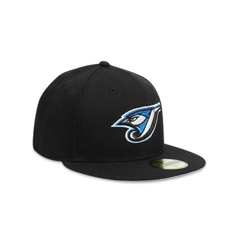 [10048925] Toronto Blue Jays Black Fitted Hats