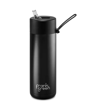 20OZ STAINLESS BOTTLE W/STRAW