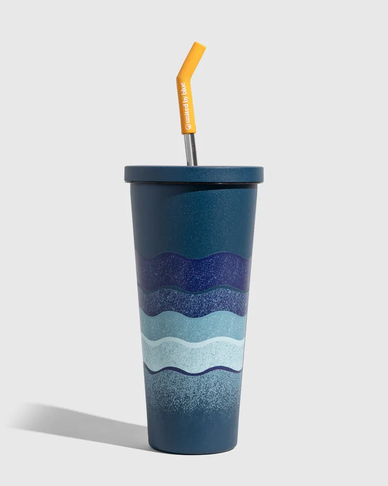 24 oz Insulated Steel Straw Tumbler