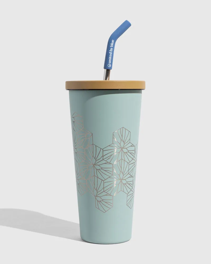 24 oz Insulated Steel Straw Tumbler