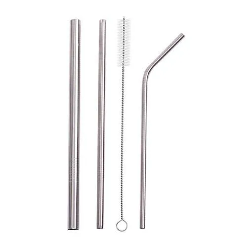 4-Set Metal Straw/Reusable Straws