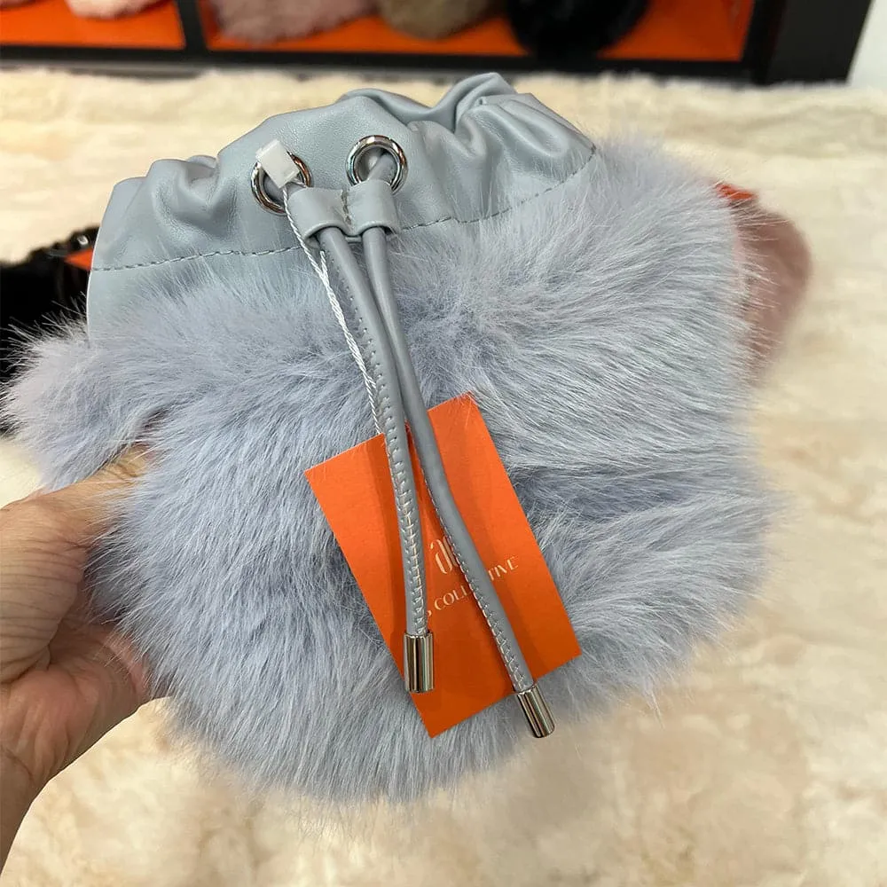 AG Collective Fluffy Crossbody Handbag Fashionable Trendy Shoulder Bag