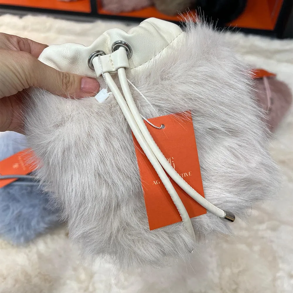 AG Collective Fluffy Crossbody Handbag Fashionable Trendy Shoulder Bag