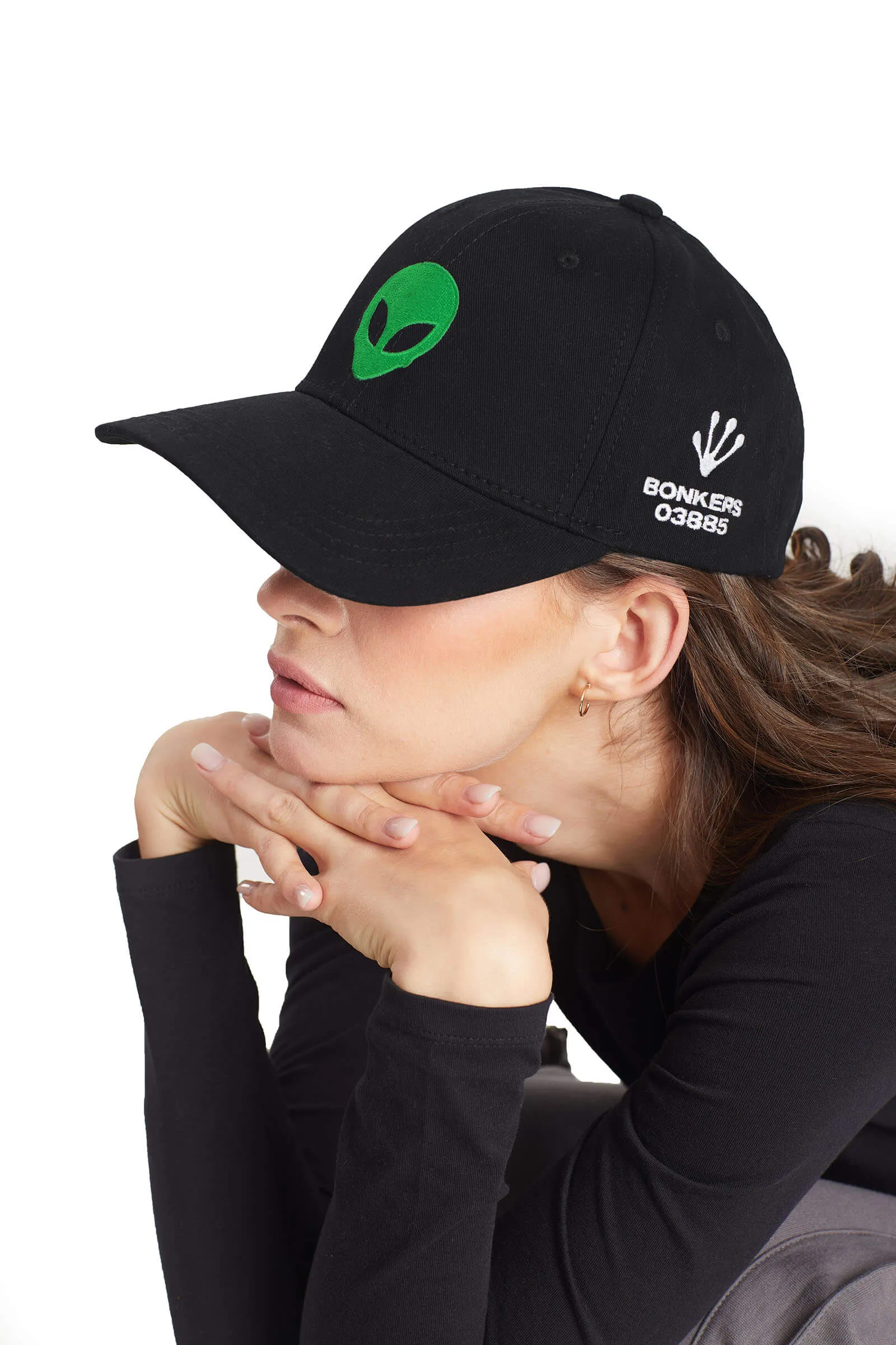 Alien Black Baseball Cap