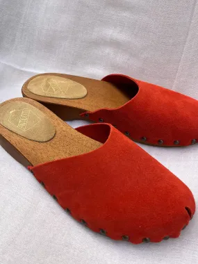 Antidoti Closy Candy Red Clogs for Fashionable Feet - ByAdushka