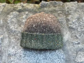 Aran - Fisherman Beanie - Forest brown