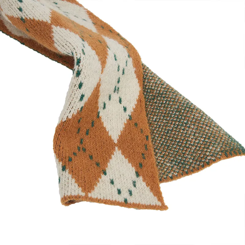 ARGYLE KNITTED SCARVES