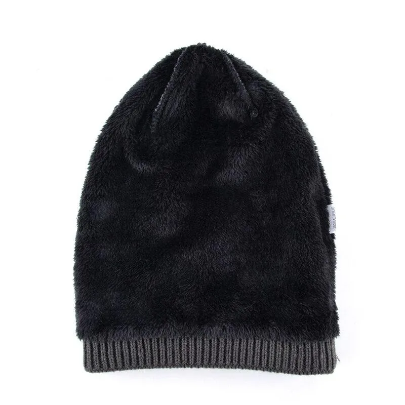 Autumn Winter Fashion Casual Knitted Beanies for Men and Women