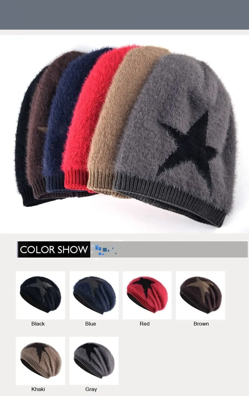 Autumn Winter Fashion Casual Knitted Beanies for Men and Women