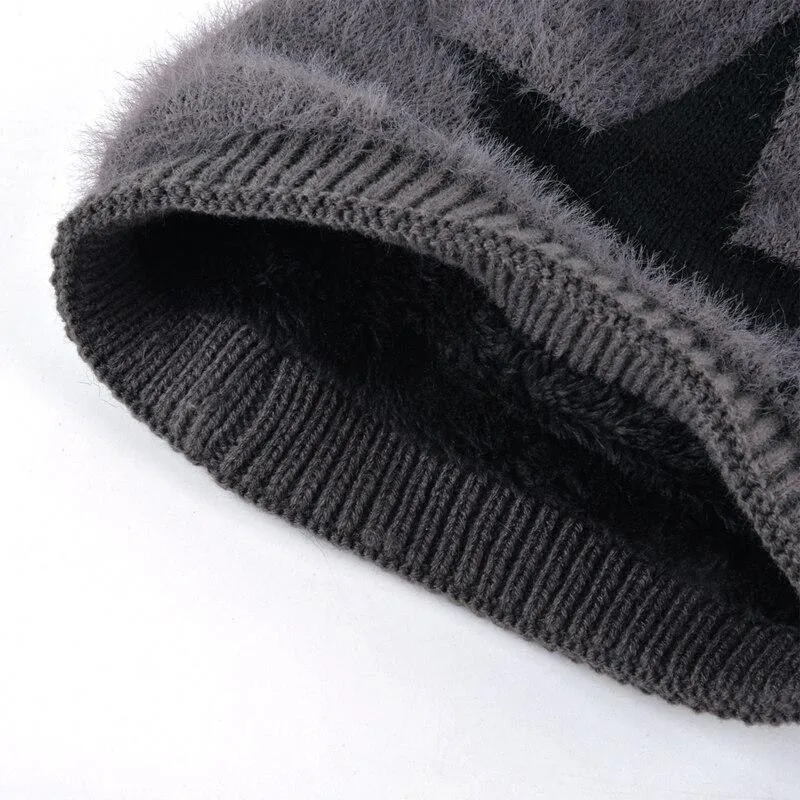 Autumn Winter Fashion Casual Knitted Beanies for Men and Women