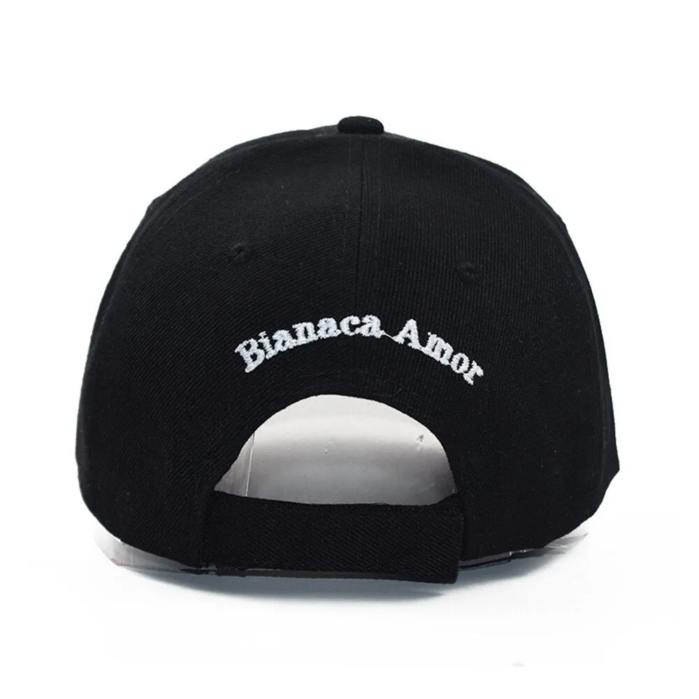 Autumn Winter Hip Hop Unisex Black White Canada Leaf Snapback Baseball Cap