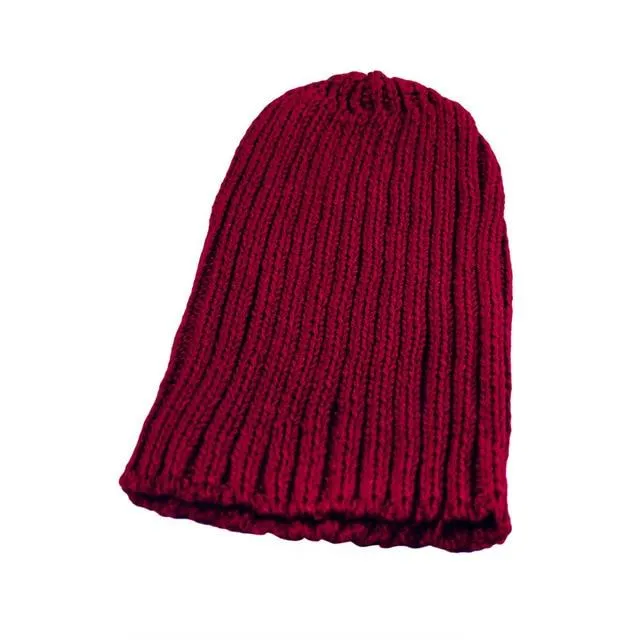 Autumn Winter Korean Fashion Wave Men and Women Black Knitted Cap