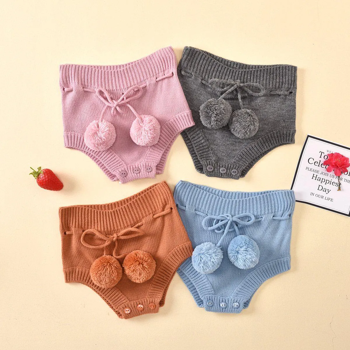 Baby Knitted Shorts