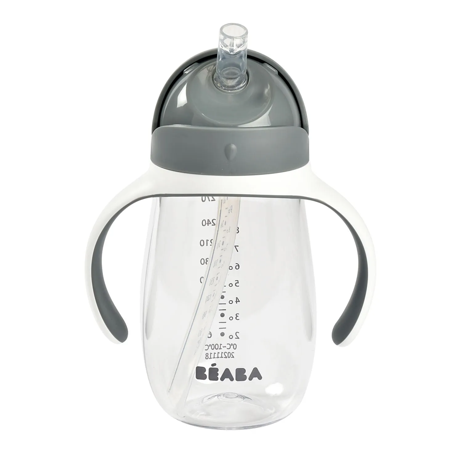 Beaba Straw Cup - Grey