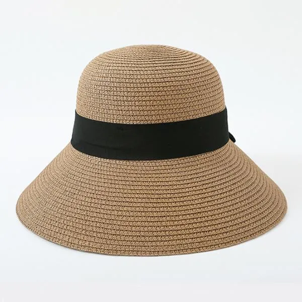 Casual Elegent Straw Brim Beach Sun Hat 31716615C