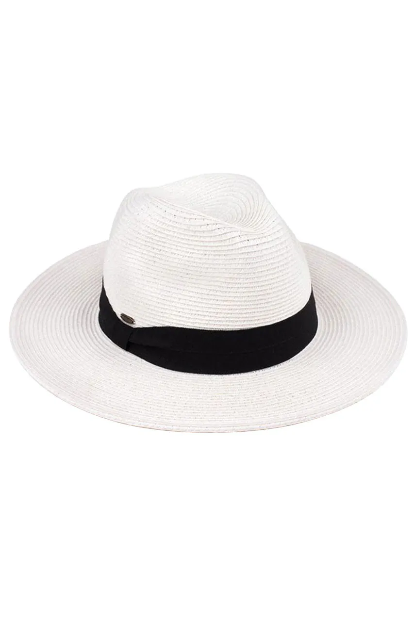 C.C Adjustable String Band Straw Sun Hat