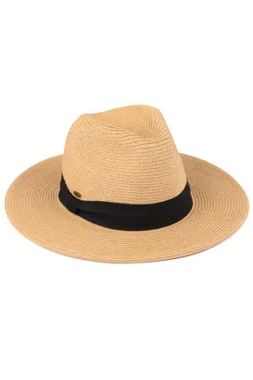 C.C Adjustable String Band Straw Sun Hat