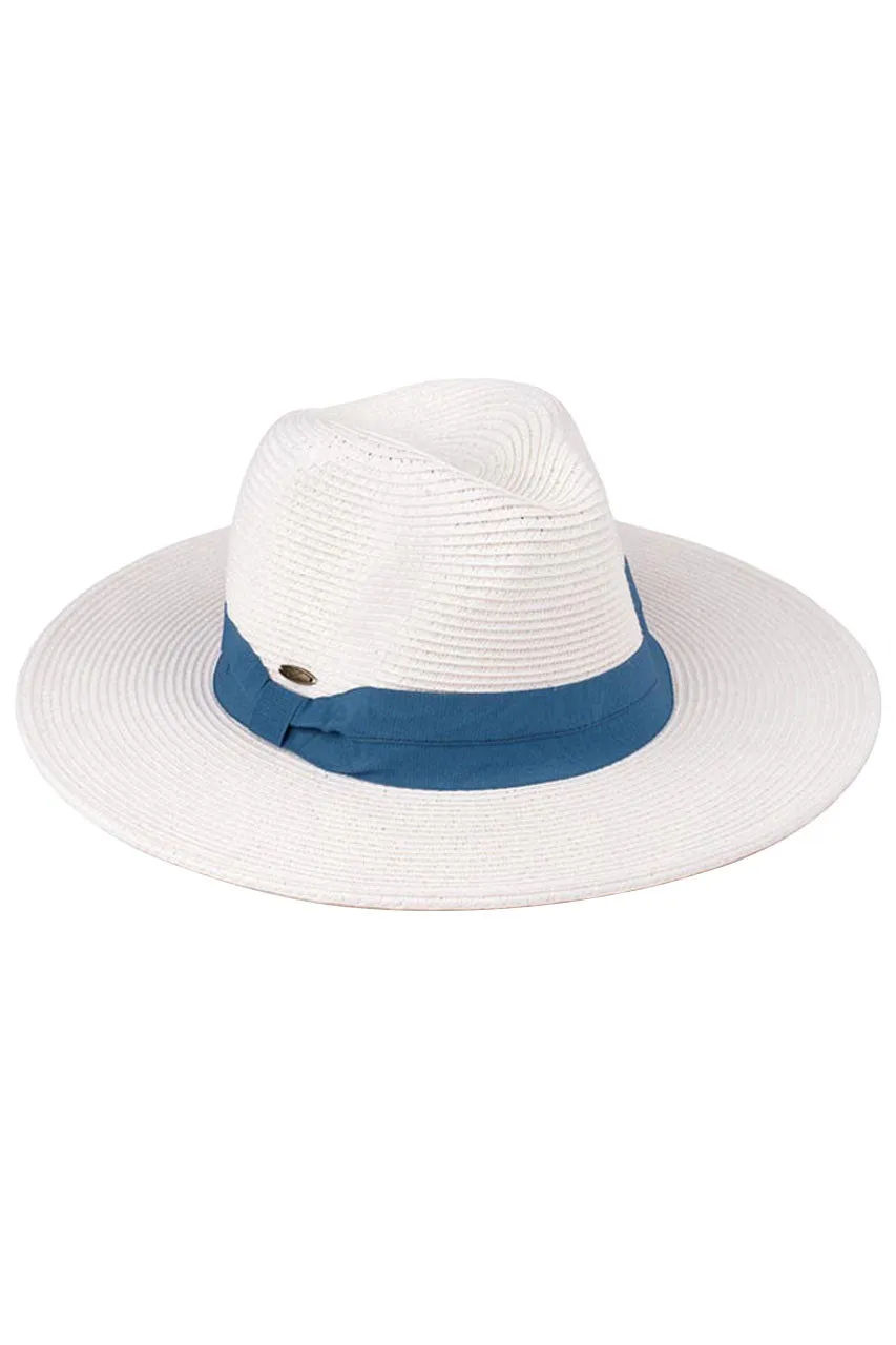 C.C Adjustable String Band Straw Sun Hat