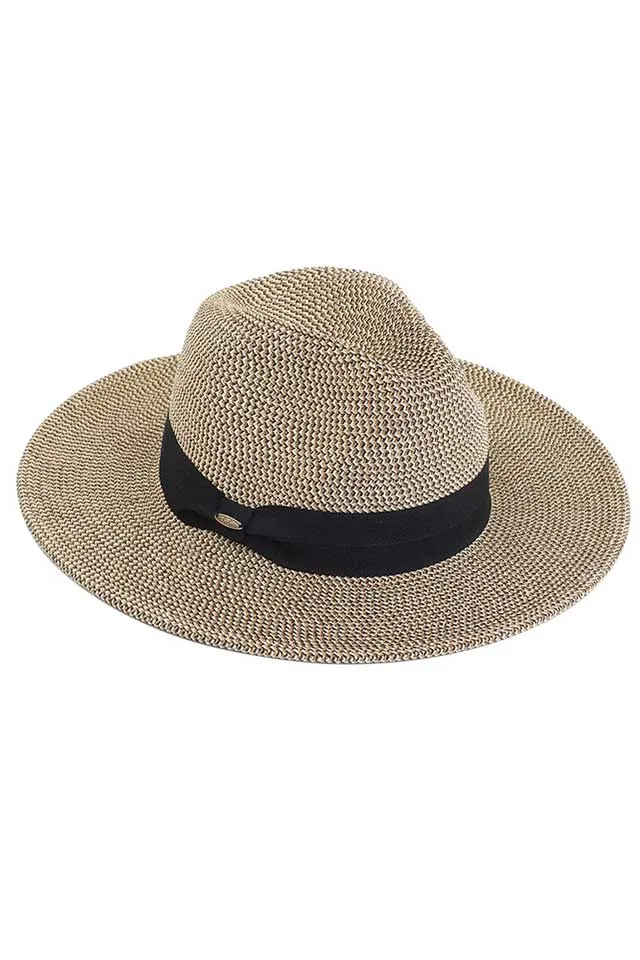 C.C Adjustable String Band Straw Sun Hat