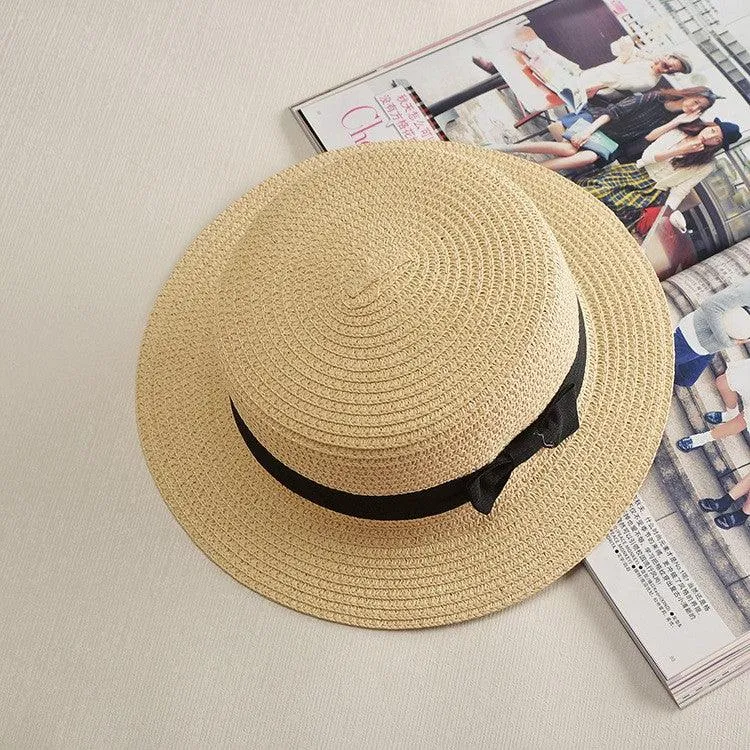 CHLOE'S CLOCHE STRAW HAT