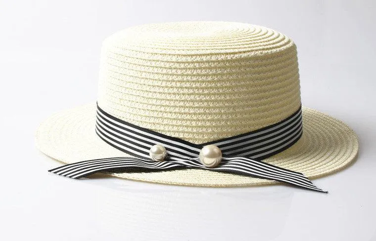 CHLOE'S CLOCHE STRAW HAT