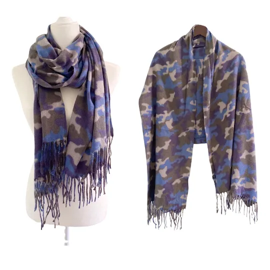 Colorful Fall and Winter Bohemian Scarves