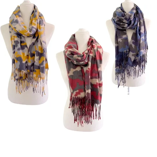 Colorful Fall and Winter Bohemian Scarves