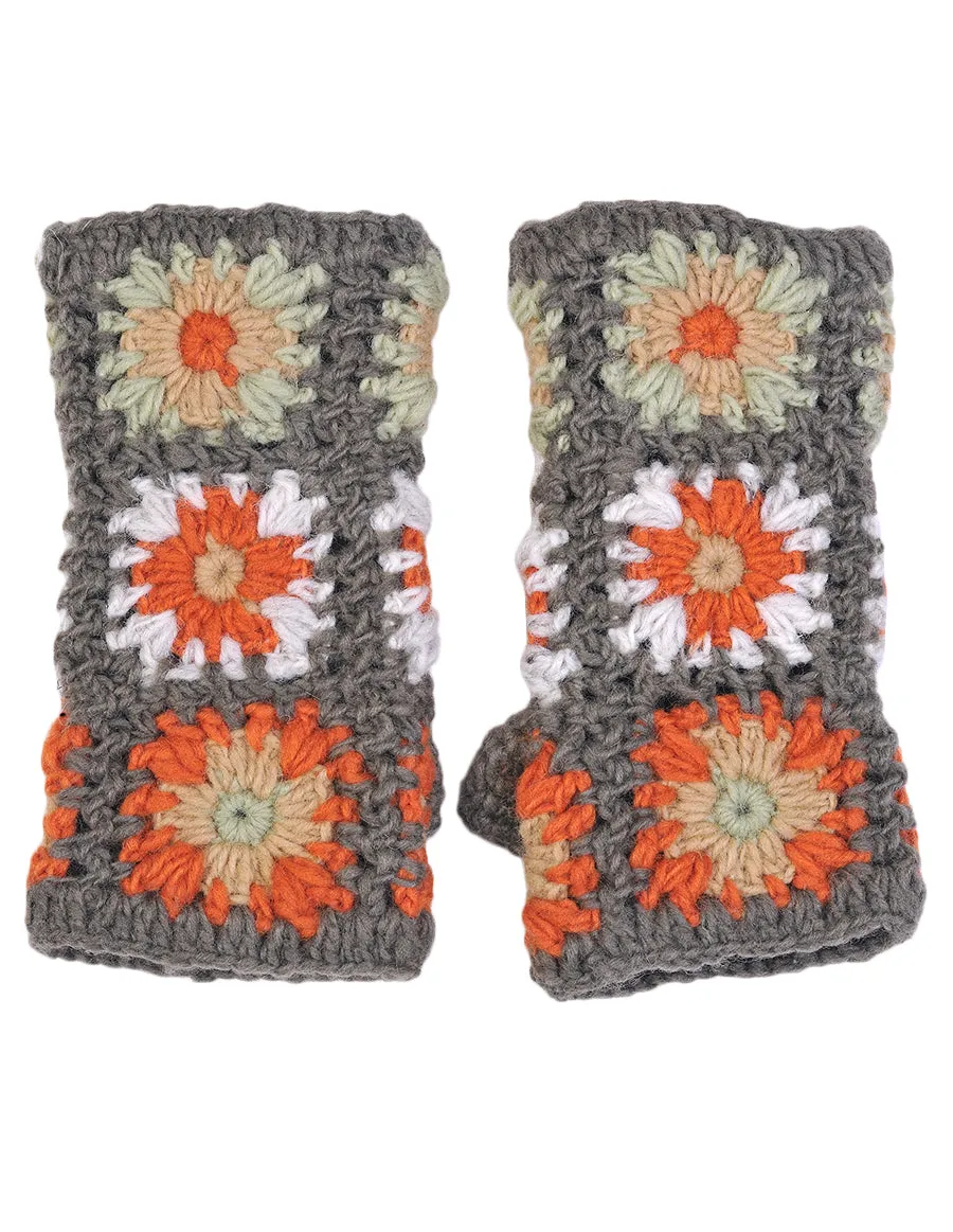 Crochet Woolen Handwarmer