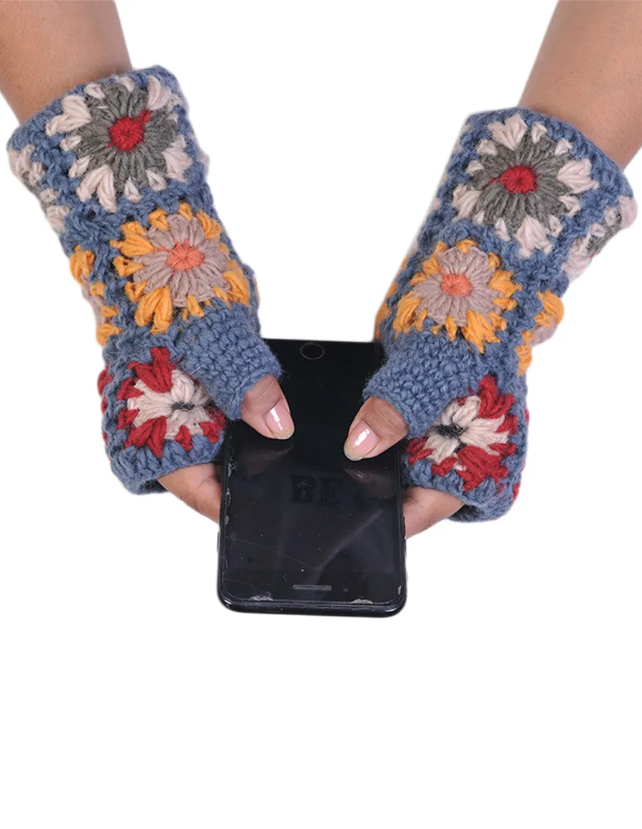 Crochet Woolen Handwarmer