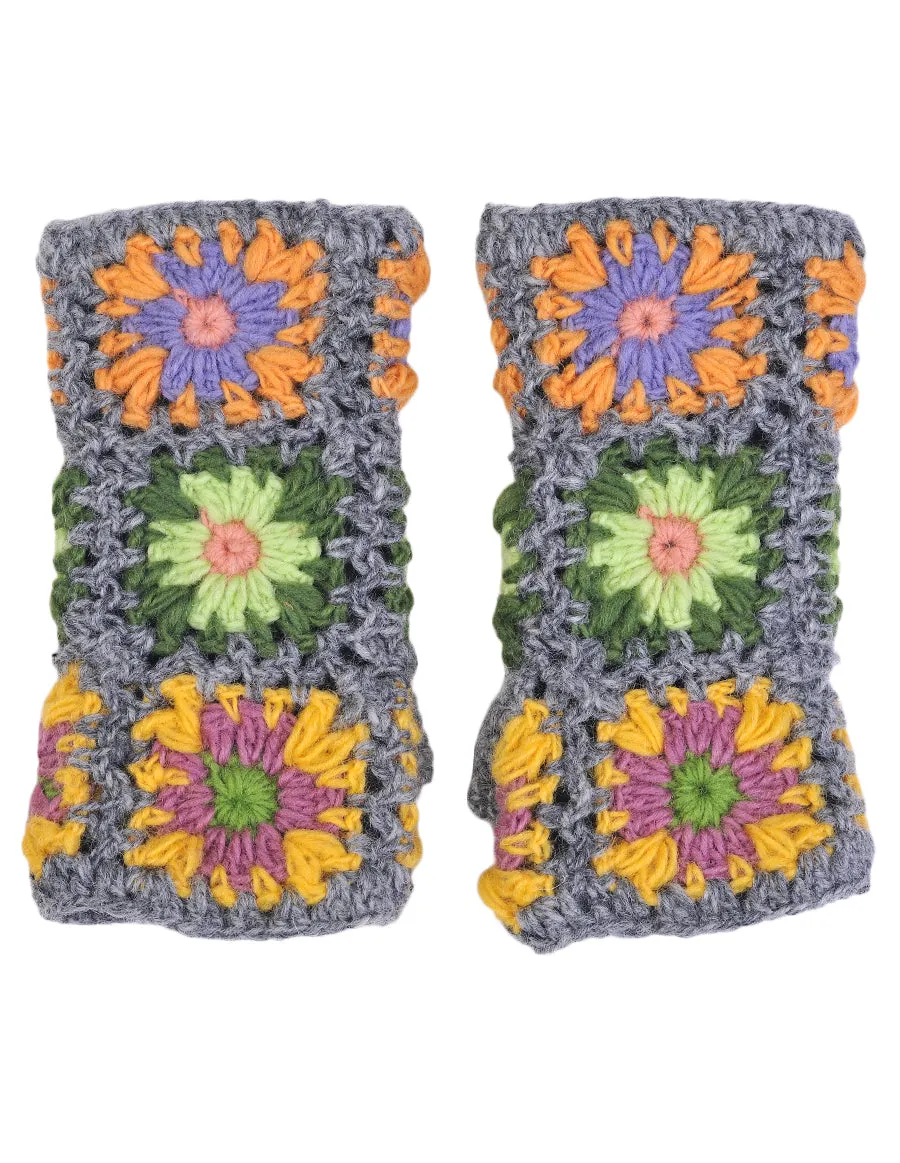 Crochet Woolen Handwarmer