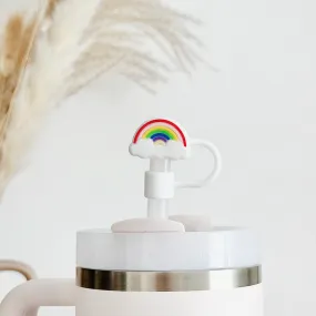 Cute Rainbow Straw Cover