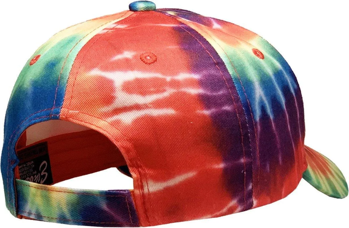 Embroidered Classic Tie Dye Dad Hats