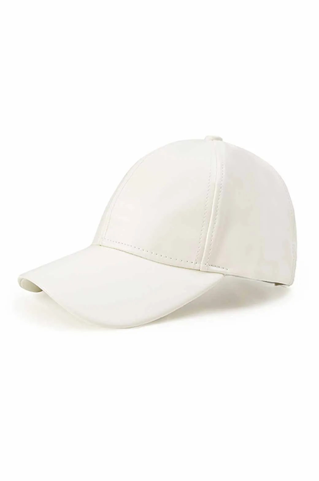 FAUX LEATHER CAP