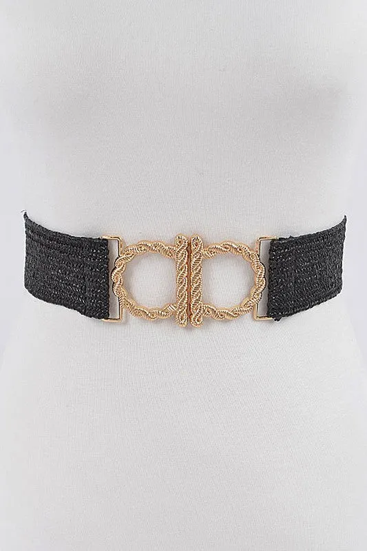 Faux Straw Belt