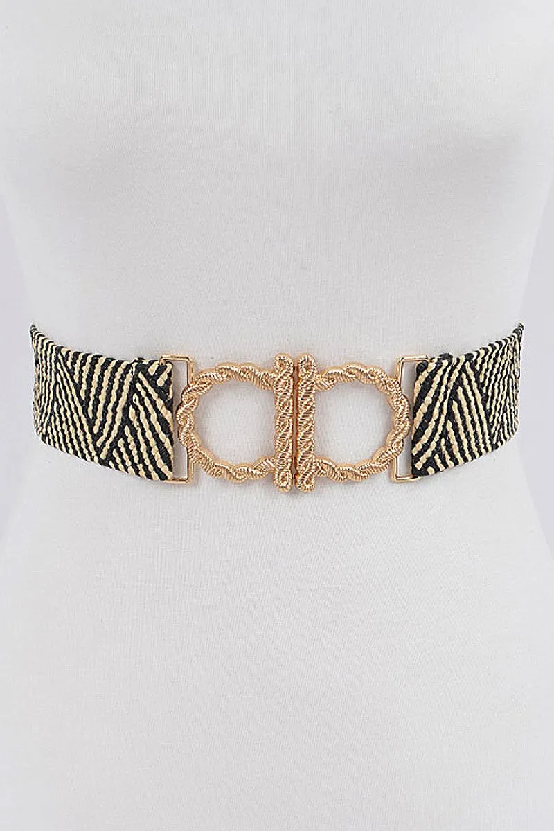 Faux Straw Belt