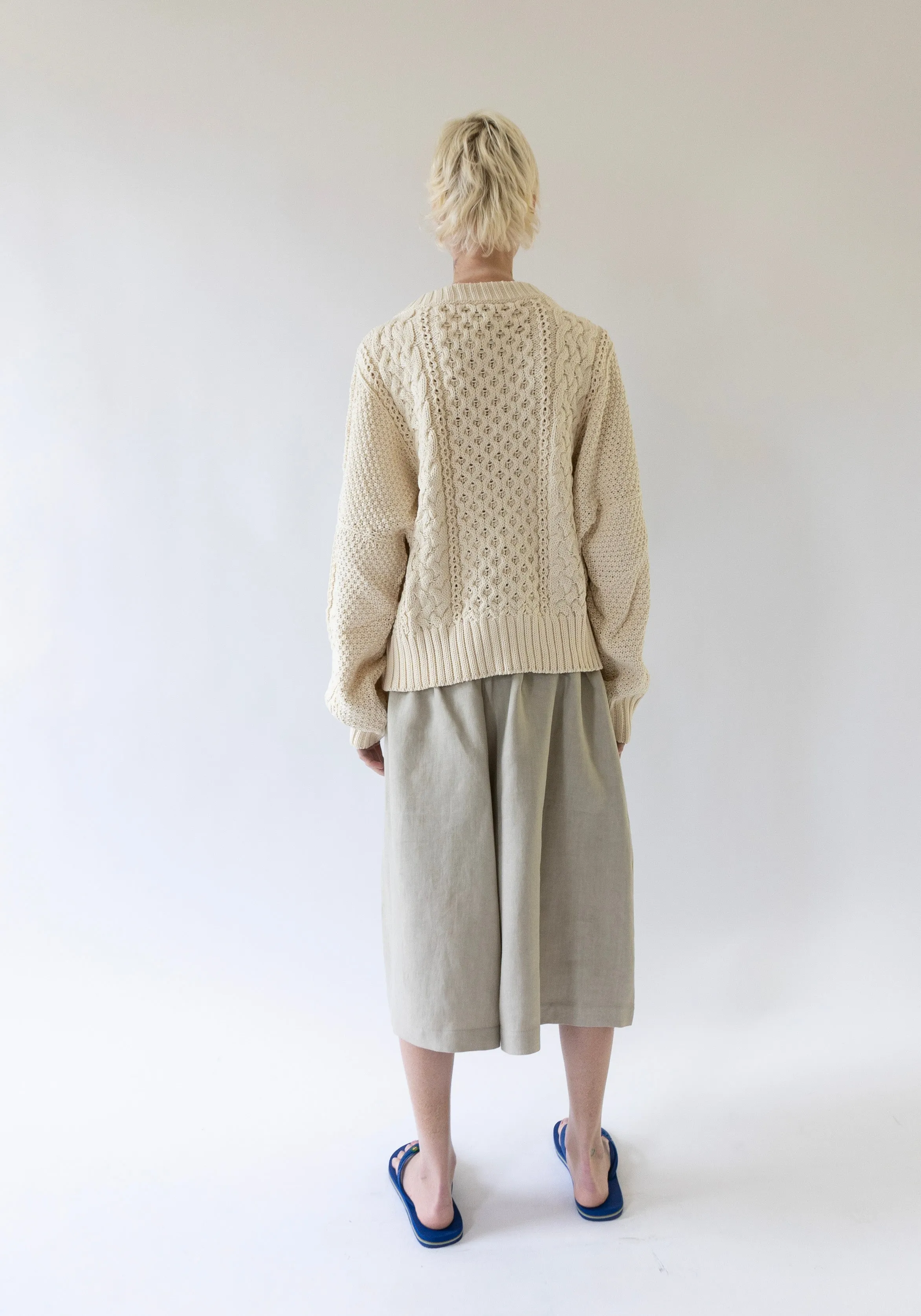 Fisherman Sweater in Natural