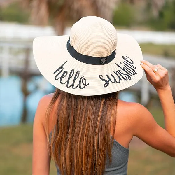 Floppy Straw Hat | Hello Sunshine