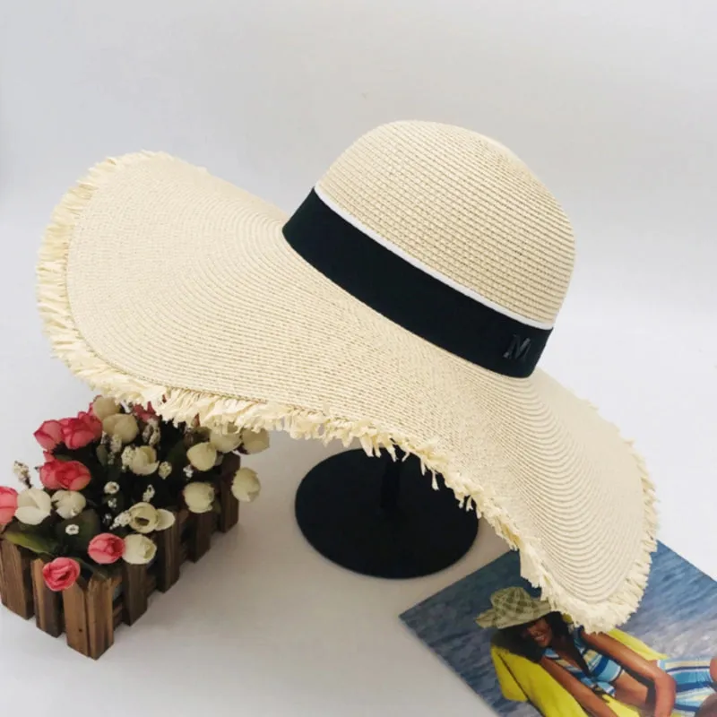 Fun In The Sun Straw Hat-Beige