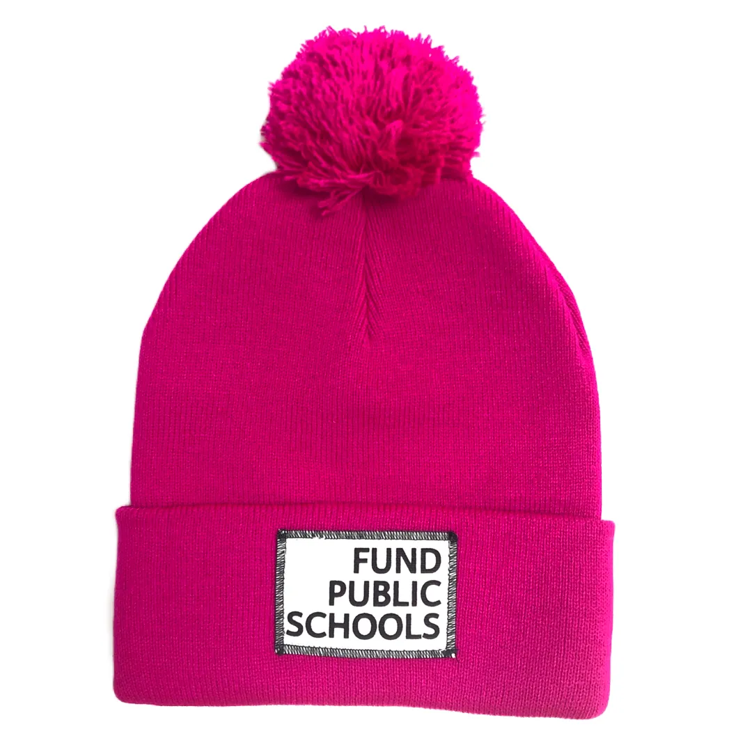 Fund Public Schools Winter Hat - Fuchsia