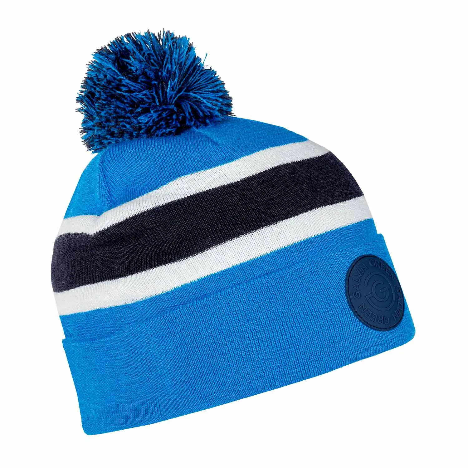 Galvin Green Leighton Interface-1 Knitted Golf Hat - Blue/Navy/White