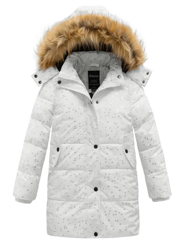 Girls Winter Coat Long Winter Jacket