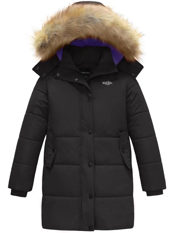 Girls Winter Coat Long Winter Jacket