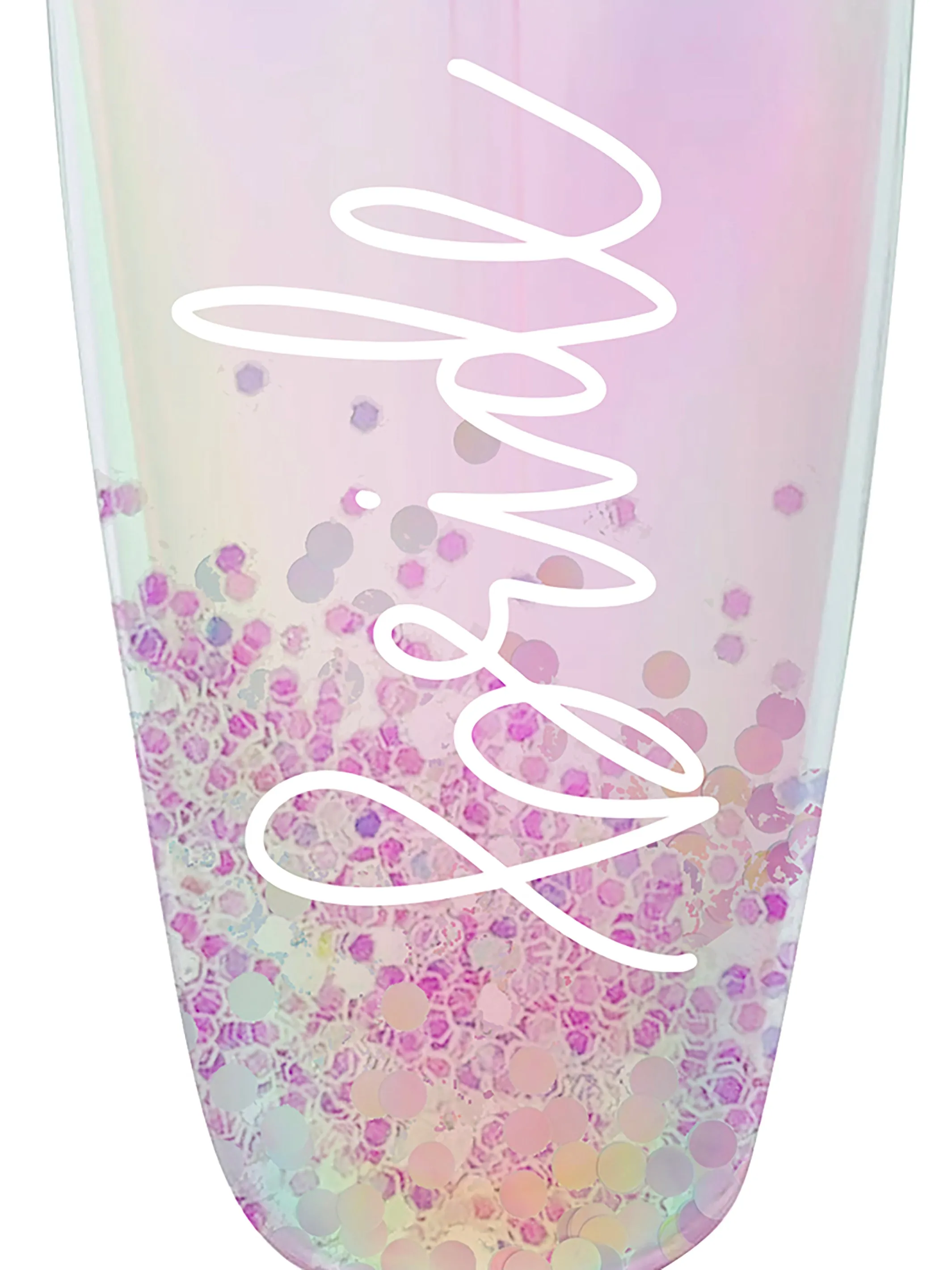 Glitter Acrylic Straw Tumbler | Bride