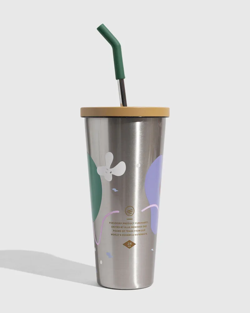 Insulated Steel Straw Tumbler