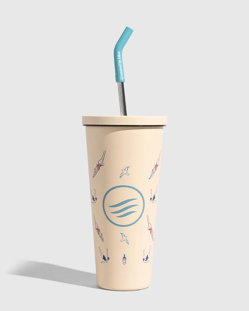 Insulated Steel Straw Tumbler