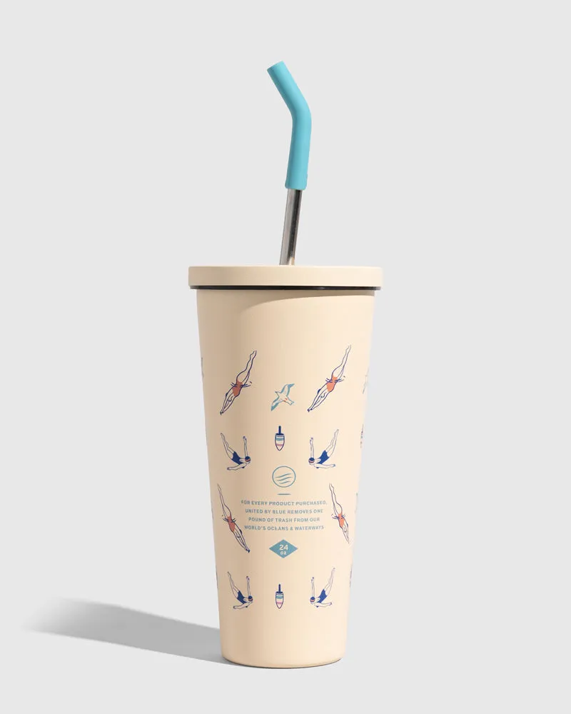 Insulated Steel Straw Tumbler