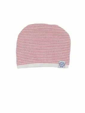 Knitted Hat - Pink Stripe