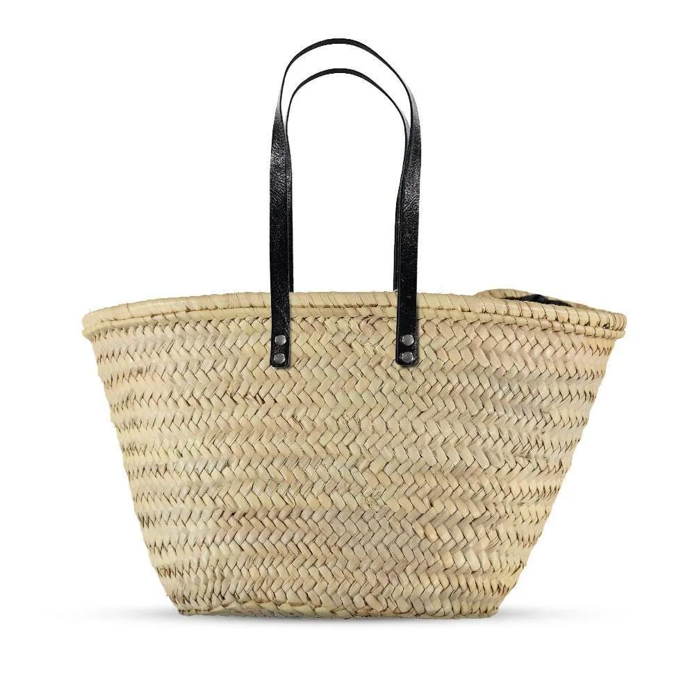 Large Straw Beach Bag