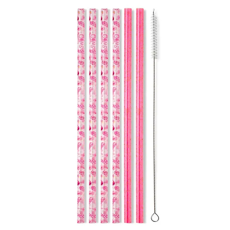 Let's Go Girls Tall Straw Set