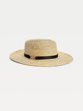 Monogram Straw Fedora